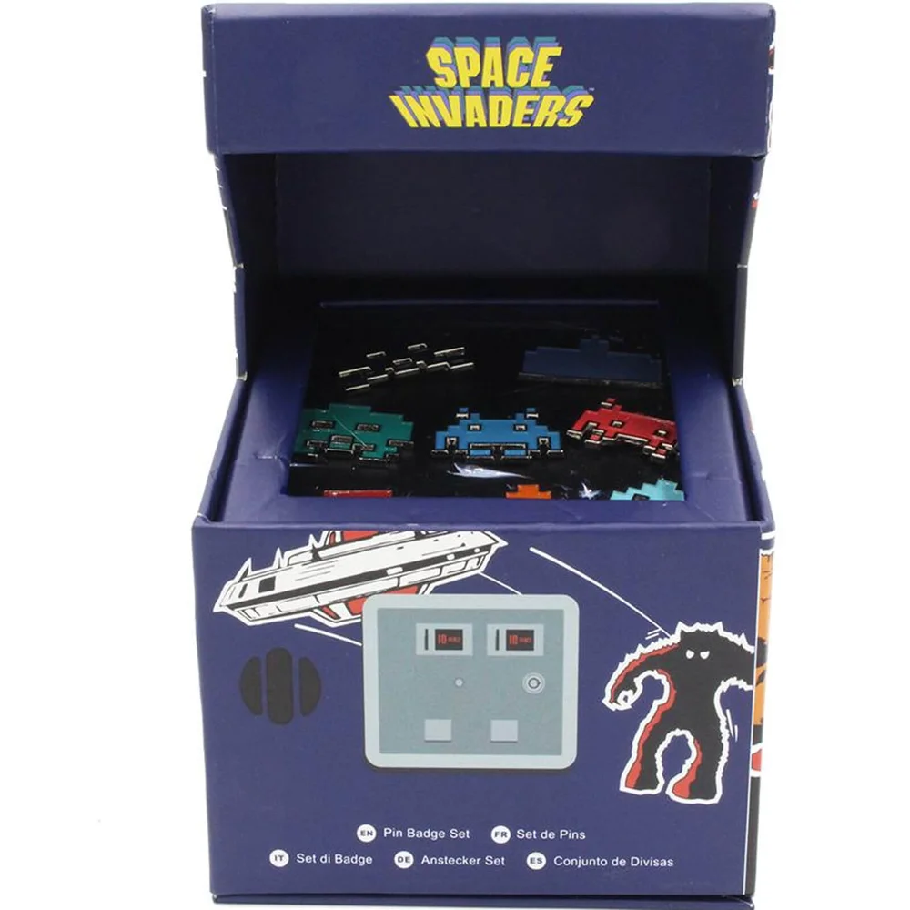 Space Invaders Arcade Pin Badge Set Afbeelding 1