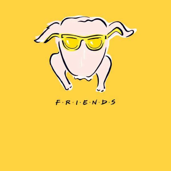 Friends Turkey t-shirt - Geel