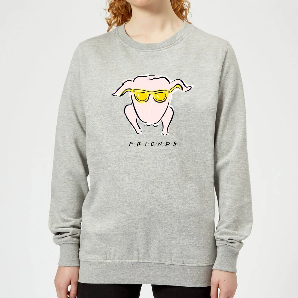 Friends Turkey dames trui - Grijs - 3XL - Grijs Afbeelding 1