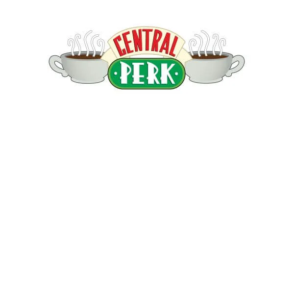 Friends Central Perk dames t-shirt - Wit