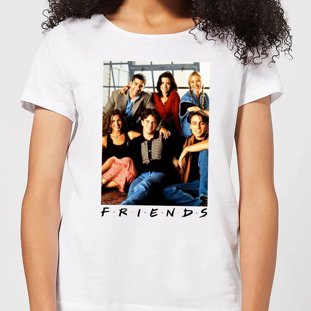 Friends Group Photo dames t-shirt - Wit - XS Afbeelding 1