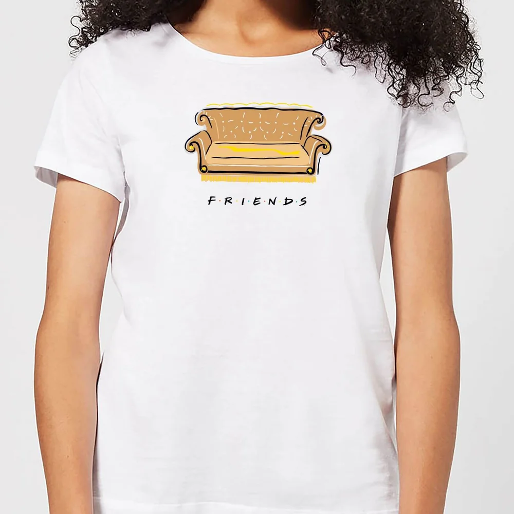 Friends Couch dames t-shirt - Wit - XS Afbeelding 1