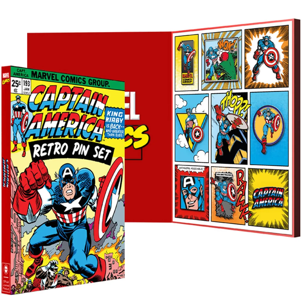 Captain America Pin Set Afbeelding 1
