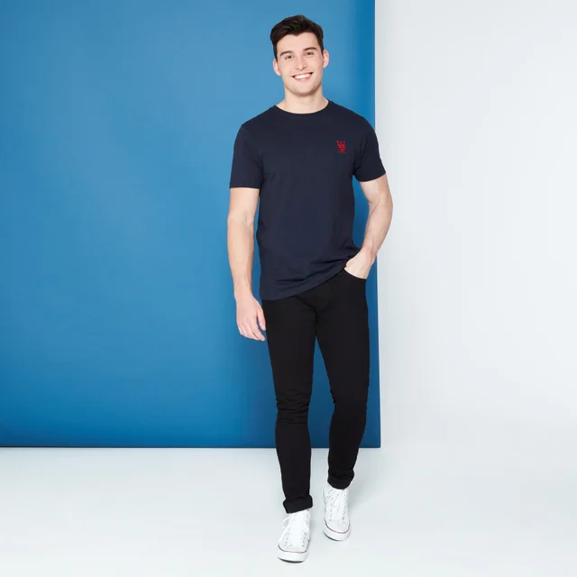 Transformers Autobot Geborduurd Symbool t-shirt - Navy