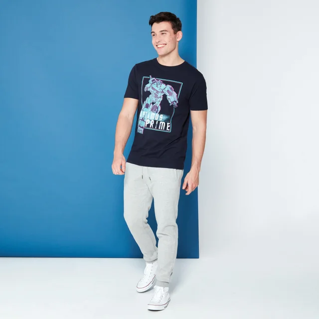 Transformers Optimus Prime Neon t-shirt - Marineblauw