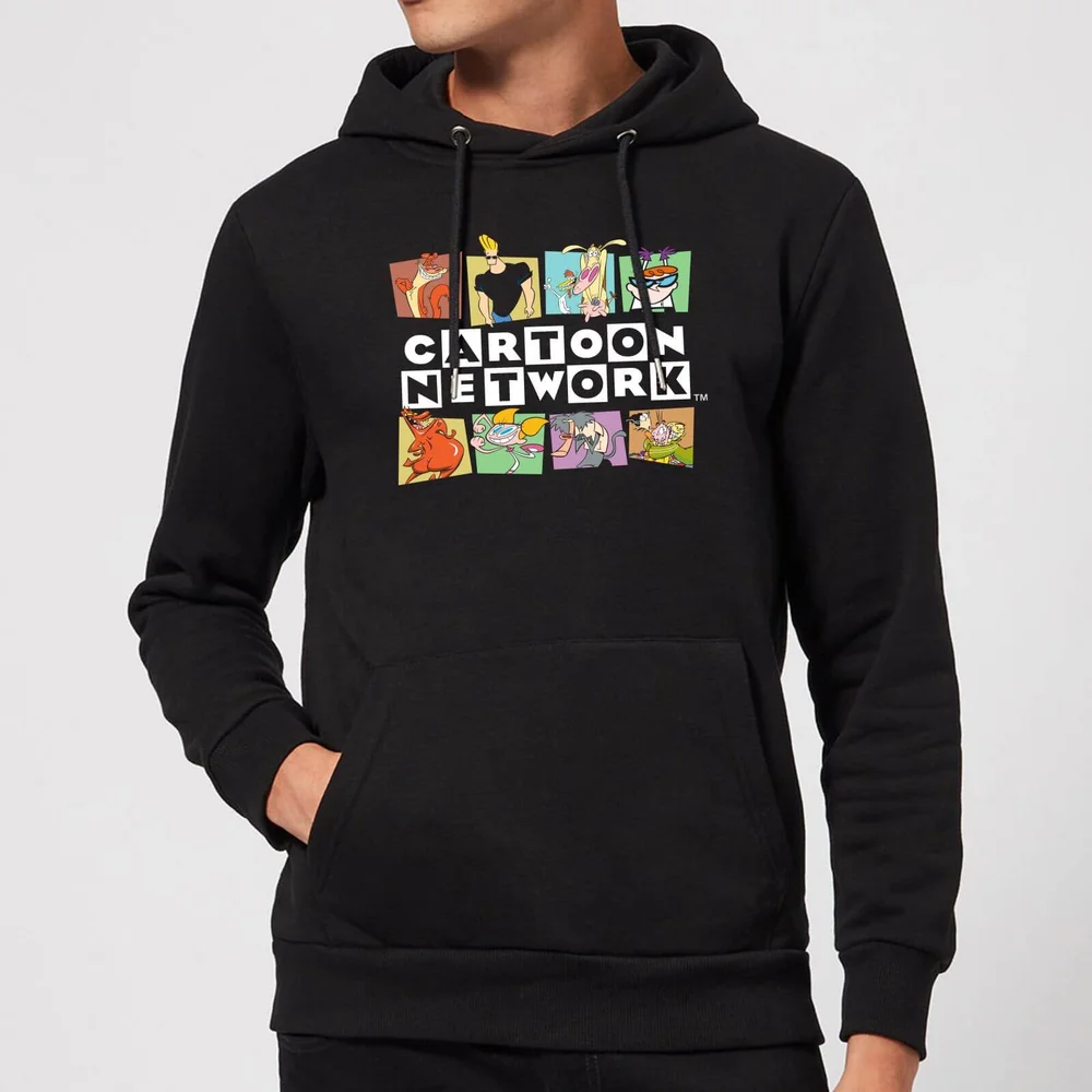 Cartoon Network Logo Characters Hoodie - Black - S Afbeelding 1