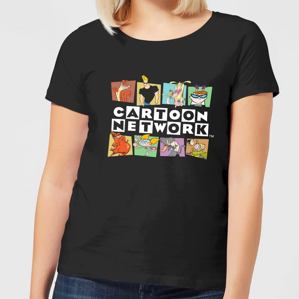 Cartoon Network Logo Characters Women's T-Shirt - Black - XS Afbeelding 1