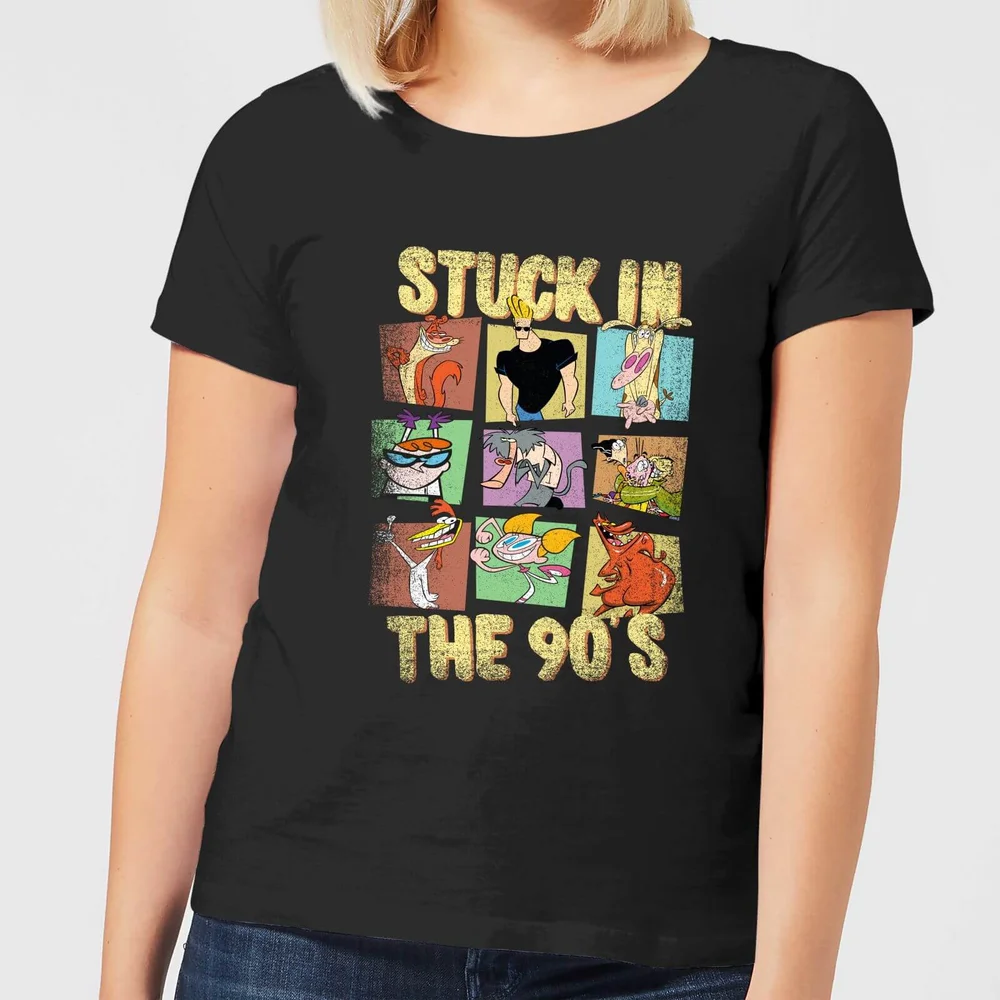 Cartoon Network Stuck In The 90s Women's T-Shirt - Black - XS Afbeelding 1