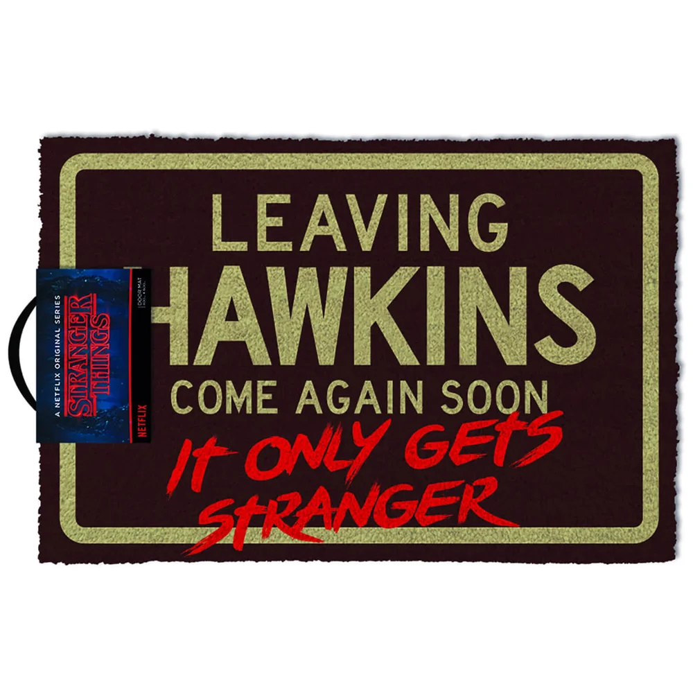 Stranger Things (Leaving Hawkins) Doormat - Zavvi Exclusive Afbeelding 1