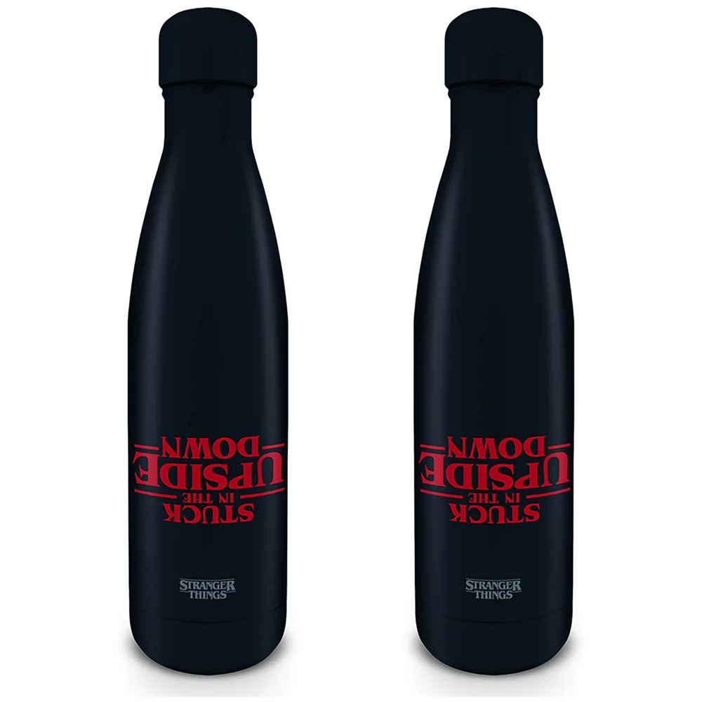 Stranger Things (Upside Down) Metal Drinks Bottle Afbeelding 1