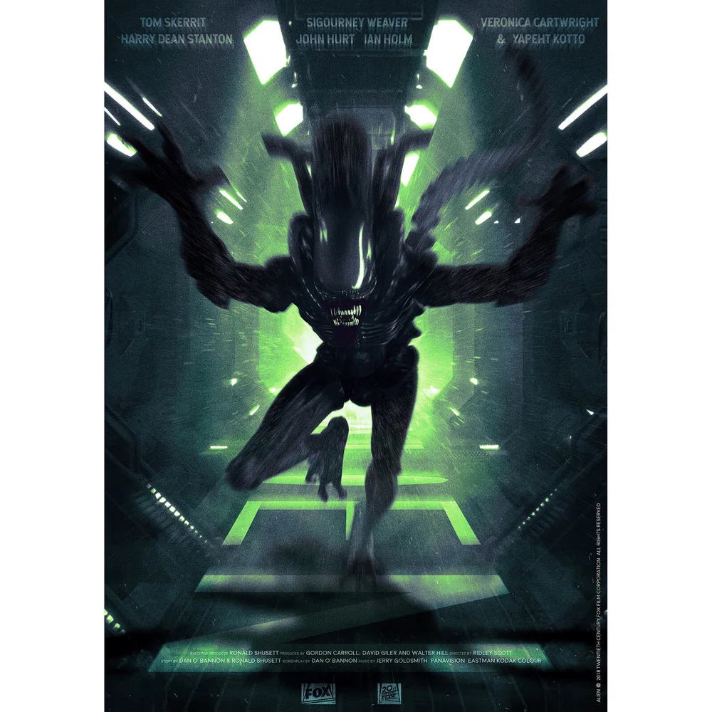 Aliens (run) print Afbeelding 1