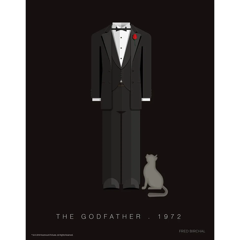 Godfather kostuum kunstwerk Afbeelding 1