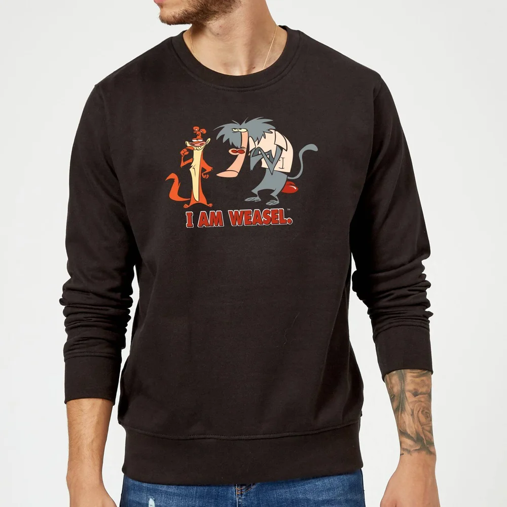 I Am Weasel Characters Sweatshirt - Black - S Afbeelding 1