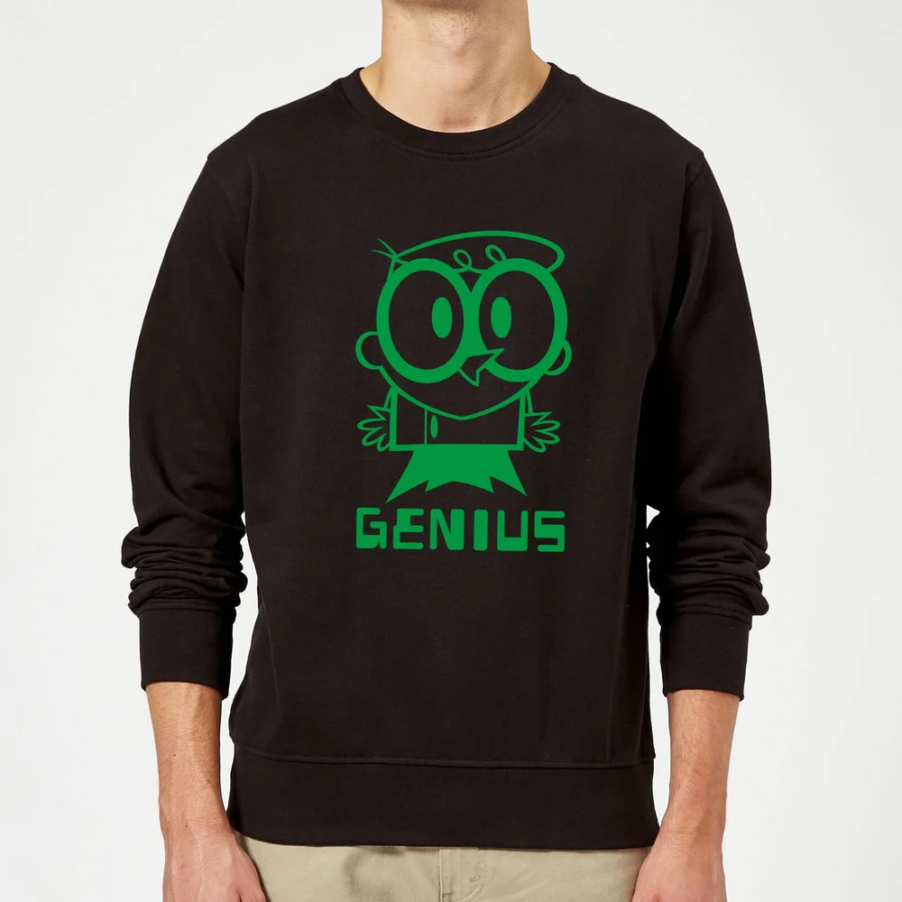Dexters Lab Green Genius Sweatshirt - Black - S Afbeelding 1