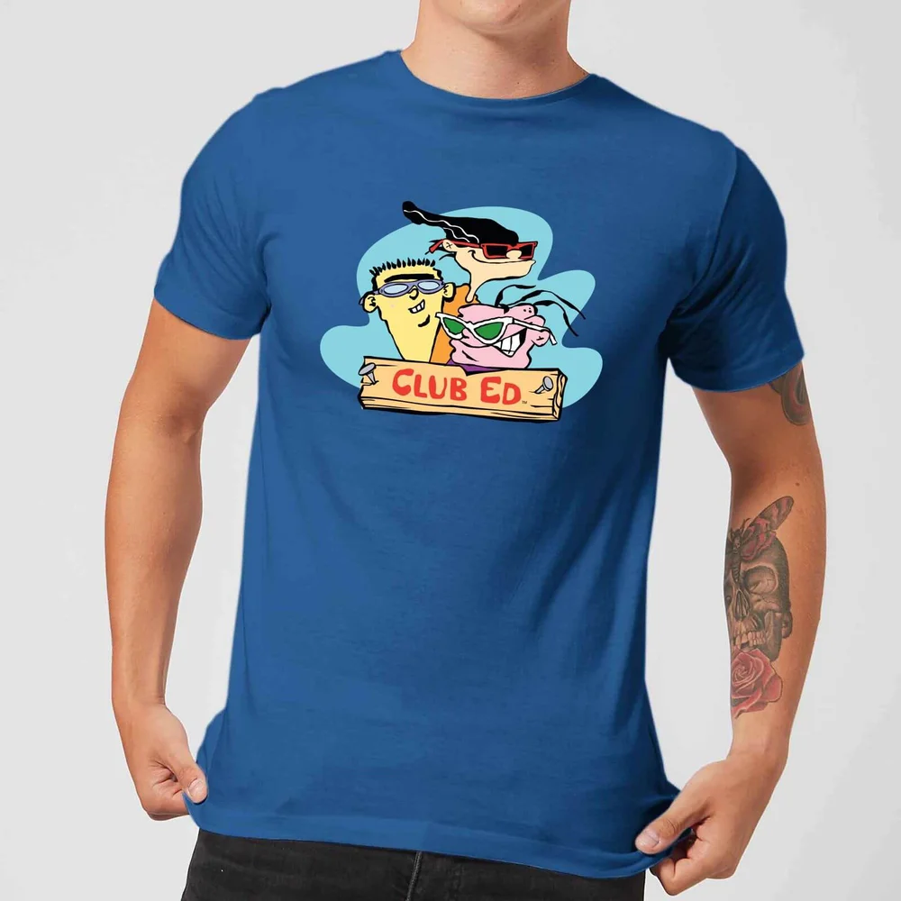 Ed, Edd n Eddy Club Ed Men's T-Shirt - Royal Blue - S Afbeelding 1