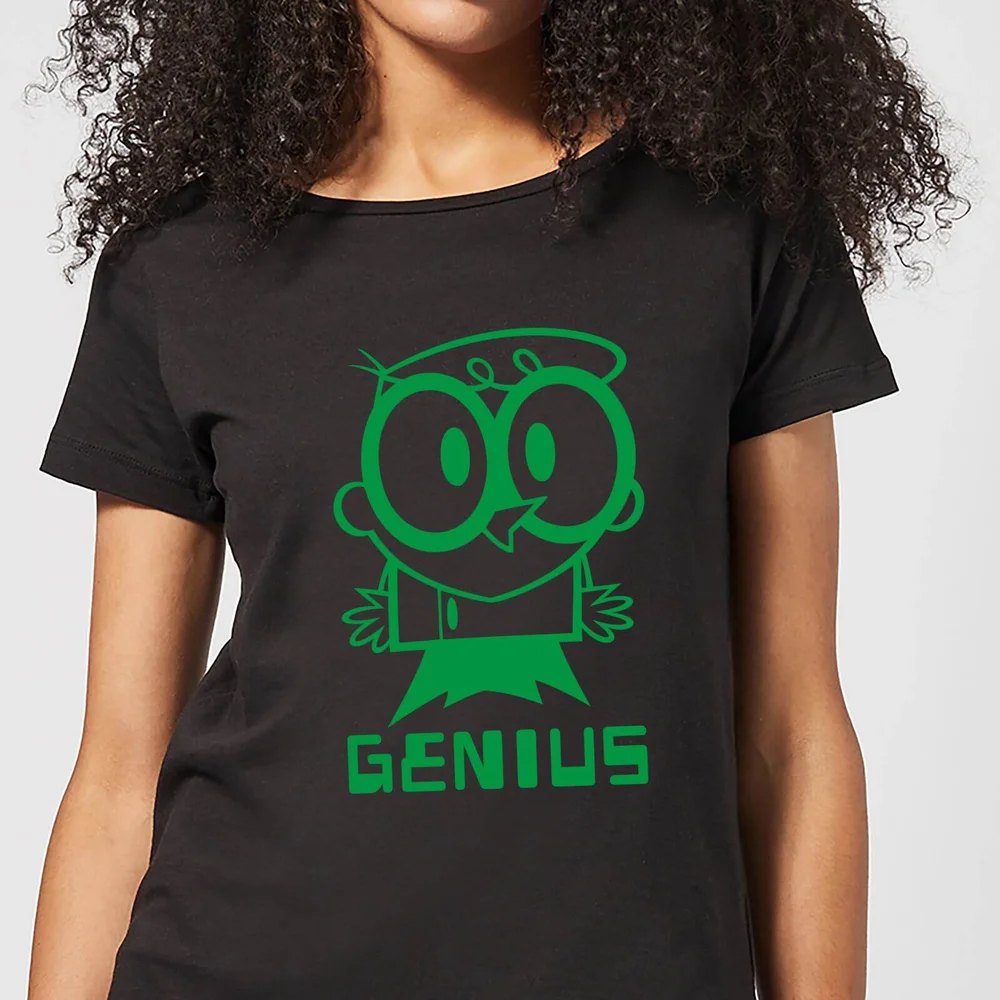 Dexters Lab Green Genius Women's T-Shirt - Black - XS Afbeelding 1