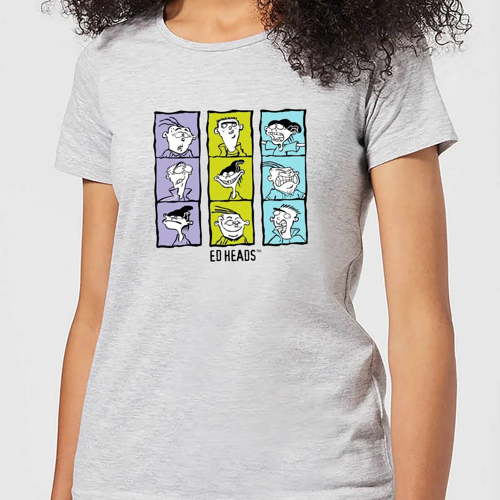 Ed, Edd n Eddy Heads Women's T-Shirt - Grey - XS Afbeelding 1