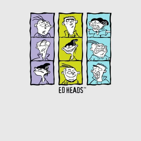 Ed, Edd n Eddy Heads Women's T-Shirt - Grey
