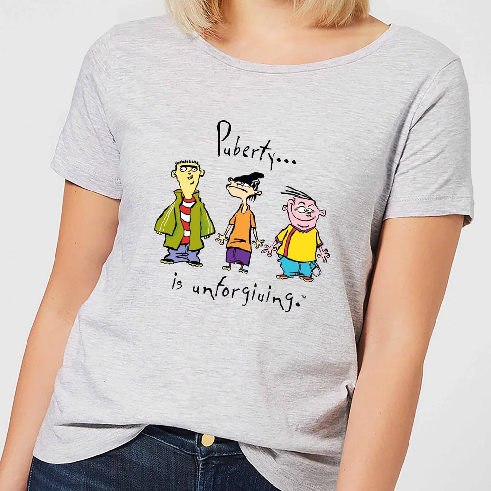 Ed, Edd n Eddy Puberty Is Unforgiving Women's T-Shirt - Grey - XS Afbeelding 1