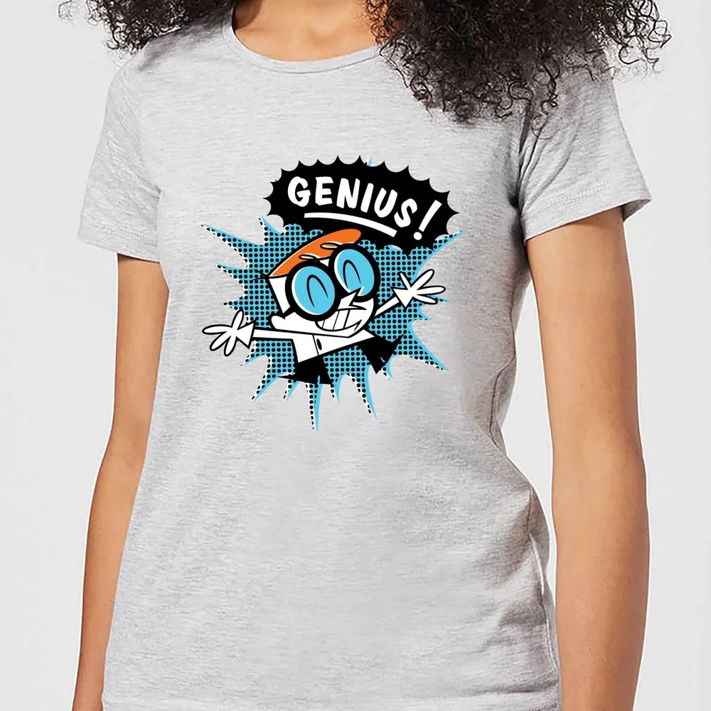 Dexters Lab Genius Women's T-Shirt - Grey - XS Afbeelding 1