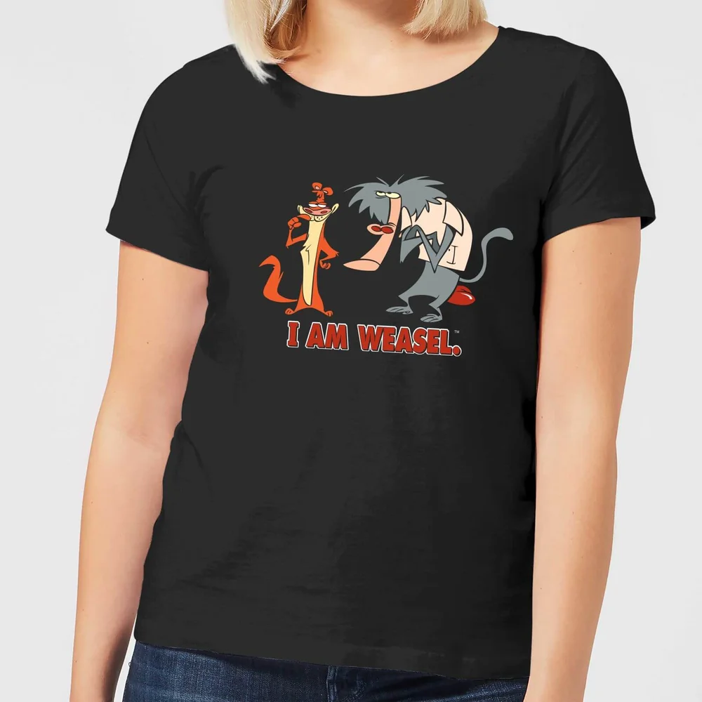 I Am Weasel Characters Women's T-Shirt - Black - S Afbeelding 1