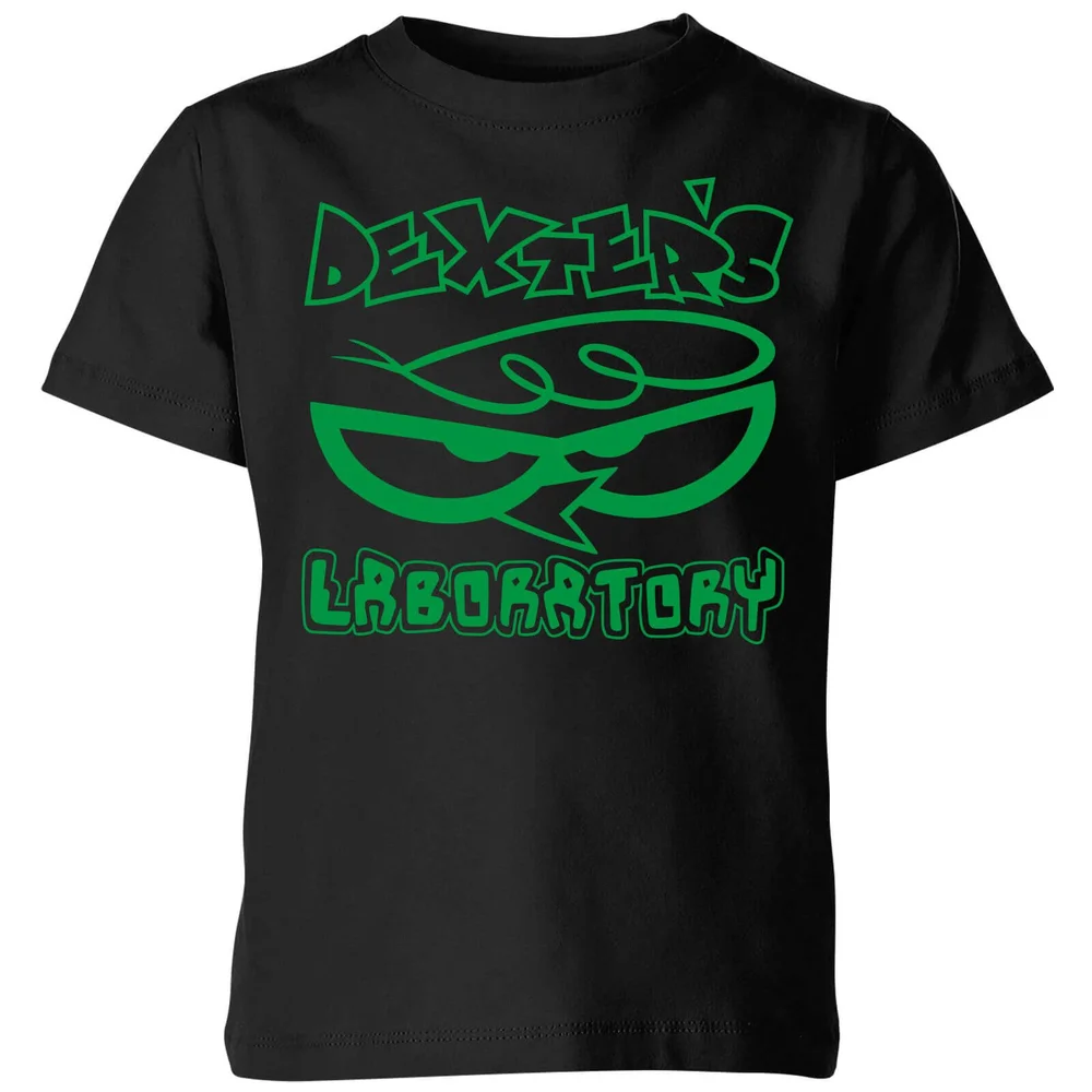 Dexters Lab Logo Kids' T-Shirt - Black - 98/104 (3-4 jaar) Afbeelding 1
