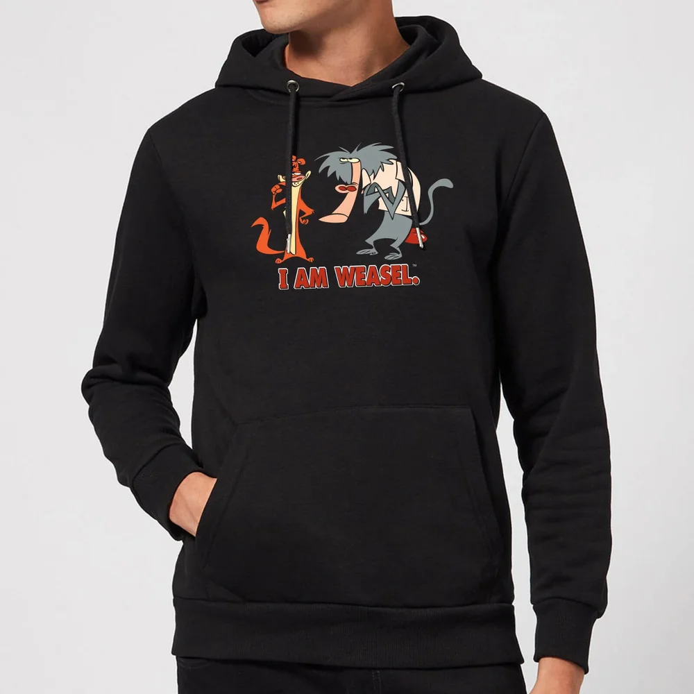 I Am Weasel Characters Hoodie - Black - S Afbeelding 1
