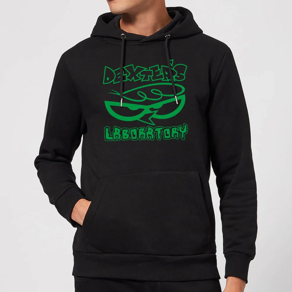 Dexters Lab Logo Hoodie - Black - S Afbeelding 1