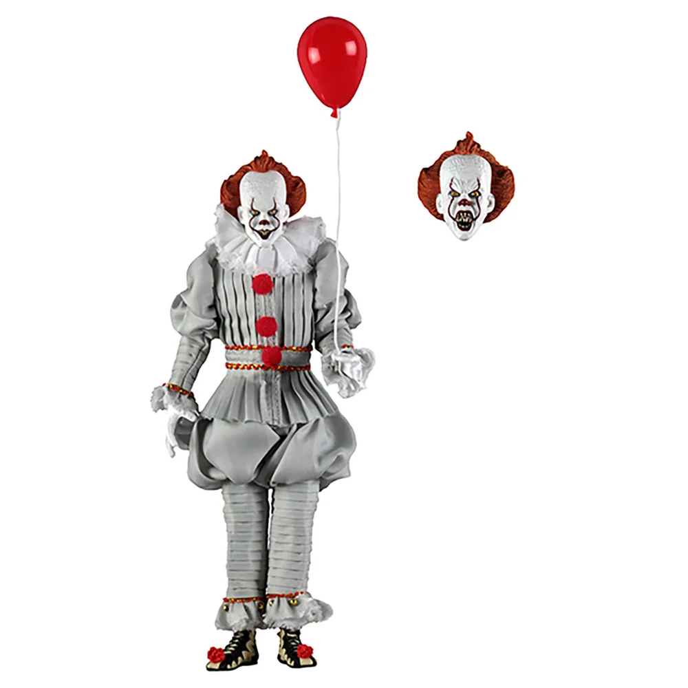 NECA IT - 10 cm geklede Actiefiguur - Pennywise (2017) Afbeelding 1
