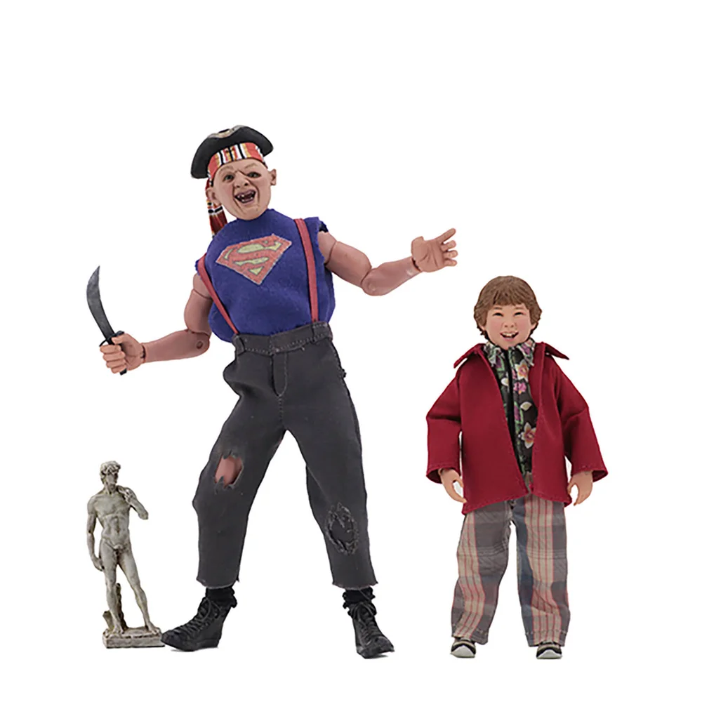 NECA Goonies - 8" Clothed Figure - Sloth and Chunk 2 Pack Afbeelding 1