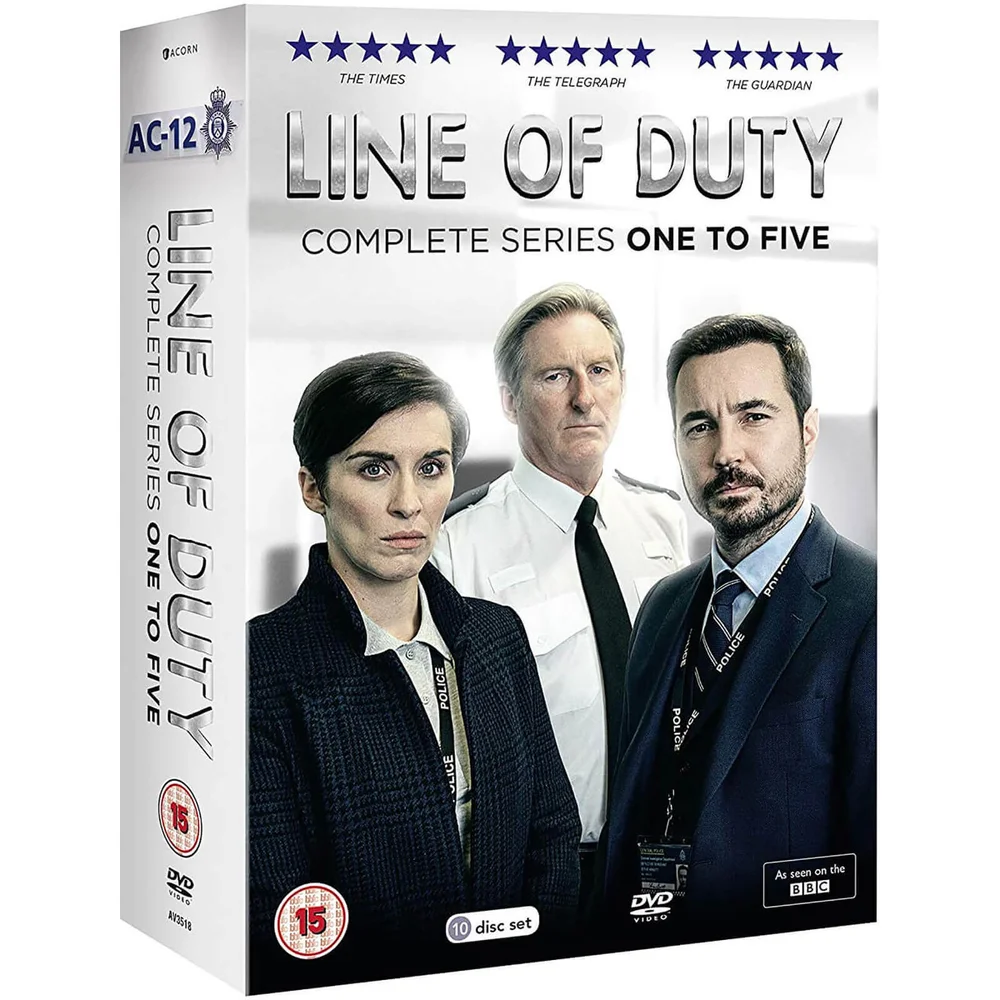 Line of Duty serie 1-5 boxset Afbeelding 1