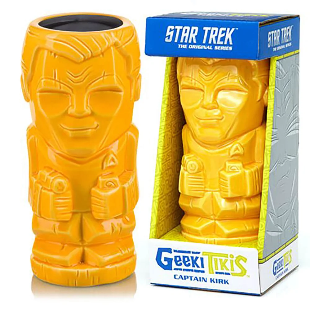 Beeline Creative Star Trek: TOS Captain Kirk 16 oz. Geeki Tikis beker Afbeelding 1
