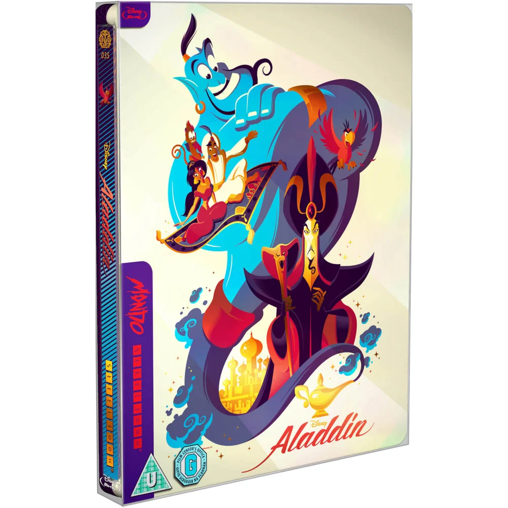 Aladdin - Mondo #35 Zavvi Exclusive Limited Edition Steelbook Afbeelding 1
