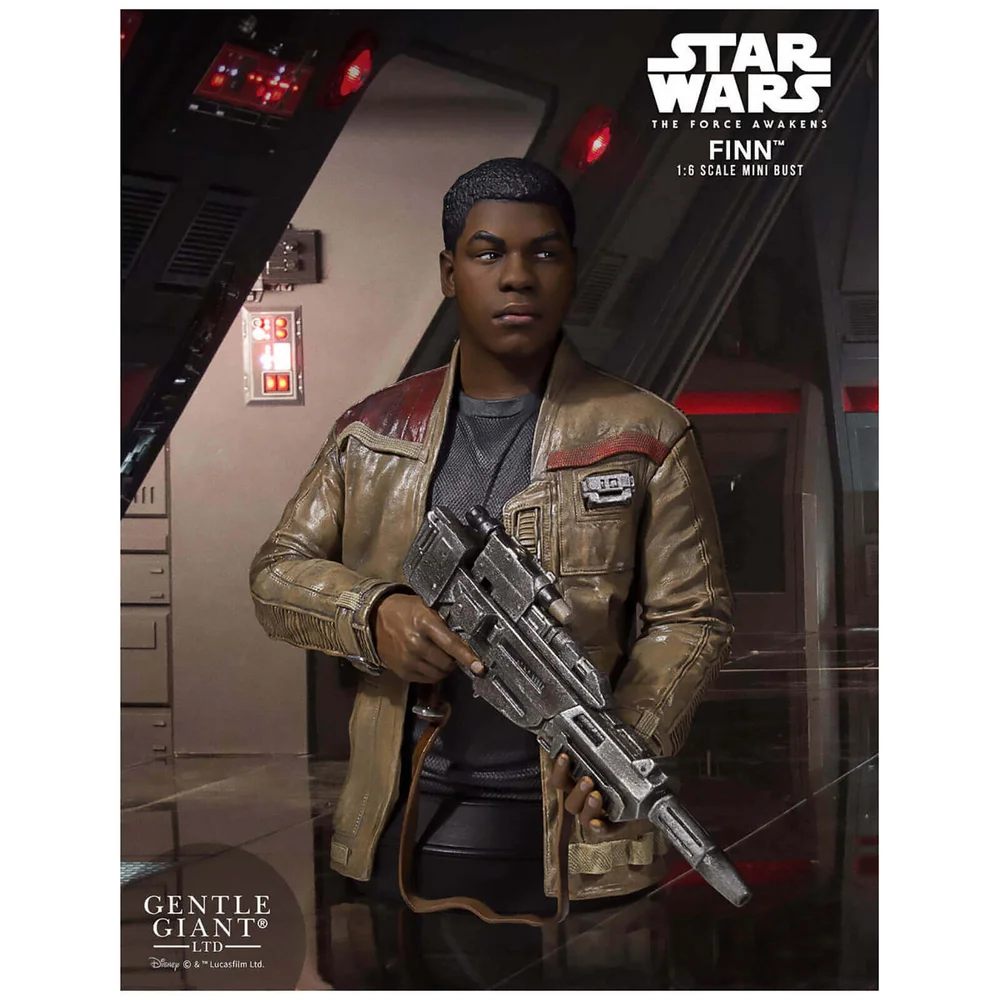 Gentle Giant Star Wars Force Awakens Finn 1/6 mini buste - 17cm Afbeelding 1