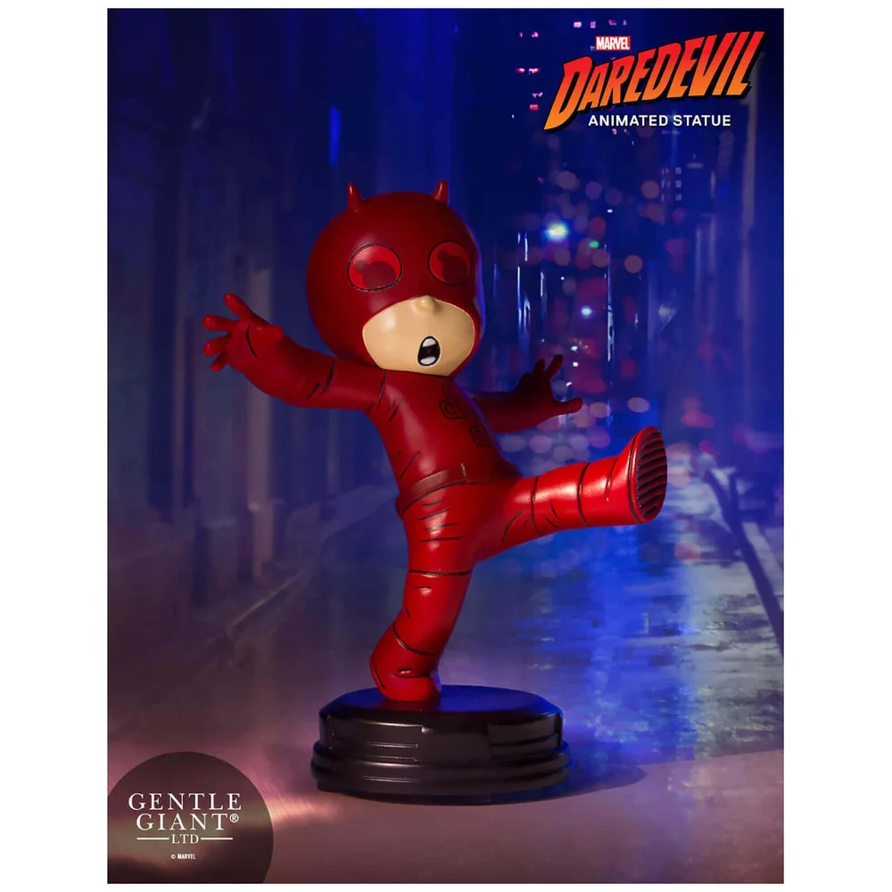 Gentle Giant Marvel Daredevil Marvel Animated Style Daredevil Statue - 10cm Afbeelding 1