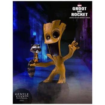 Gentle Giant Marvel Guardians of the Galaxy Marvel geanimeerde stijl groot & rocket raccoon Beeld - 10cm