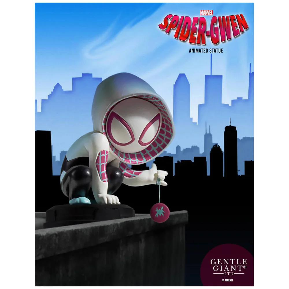 Gentle Giant Marvel Spider-Man Marvel Animated Style Spider-gwen Statue - 9cm Afbeelding 1