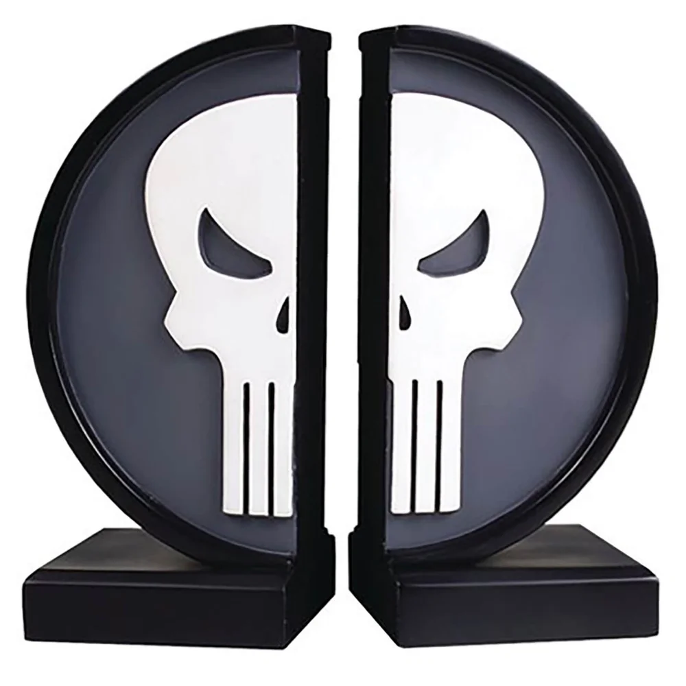 Gentle Giant Marvel Punisher logo boekensteunen - 18cm Afbeelding 1