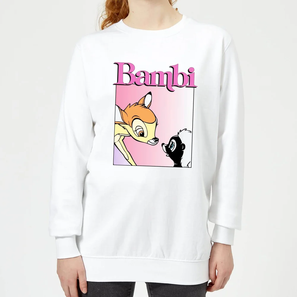 Disney Bambi Nice To Meet You dames trui - Wit - XS Afbeelding 1