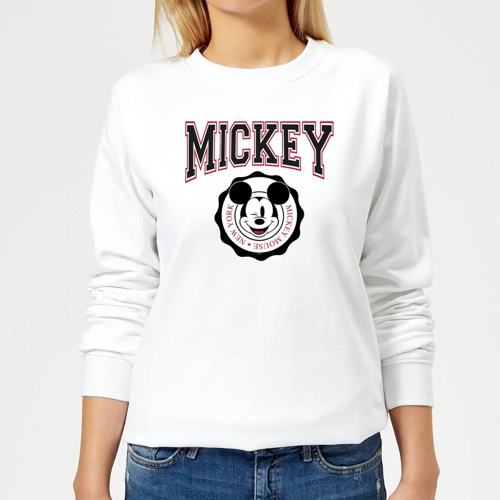 Disney Mickey Mouse New York dames trui - Wit - XS Afbeelding 1