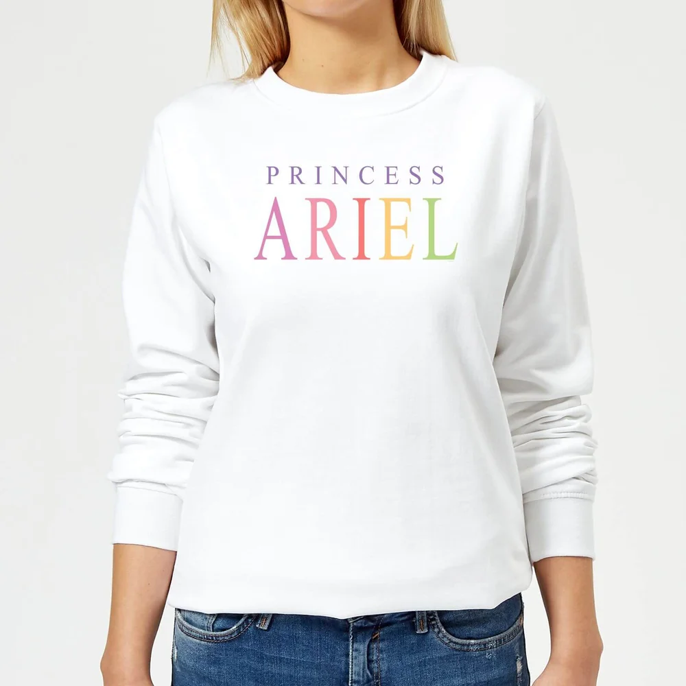 Disney De Kleine Zeemeermin Princess Ariel dames trui - Wit - XS Afbeelding 1