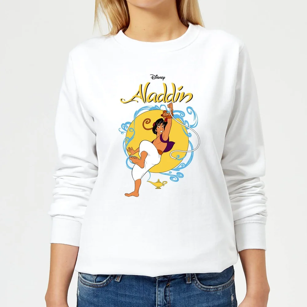 Disney Aladdin Rope Swing dames trui - Wit - XS Afbeelding 1