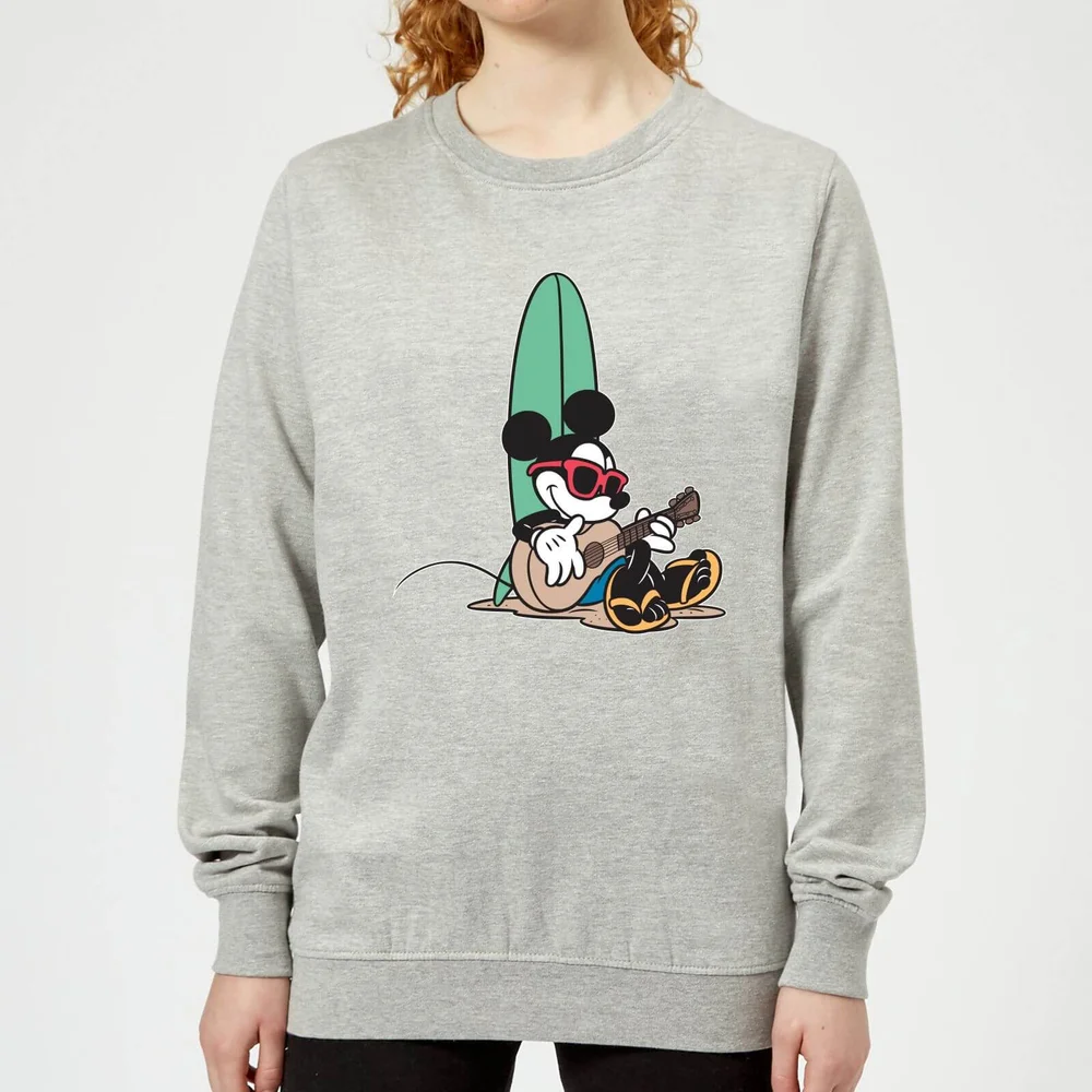 Disney Mickey Mouse Surf And Chill dames trui - Grijs - 3XL - Grijs Afbeelding 1