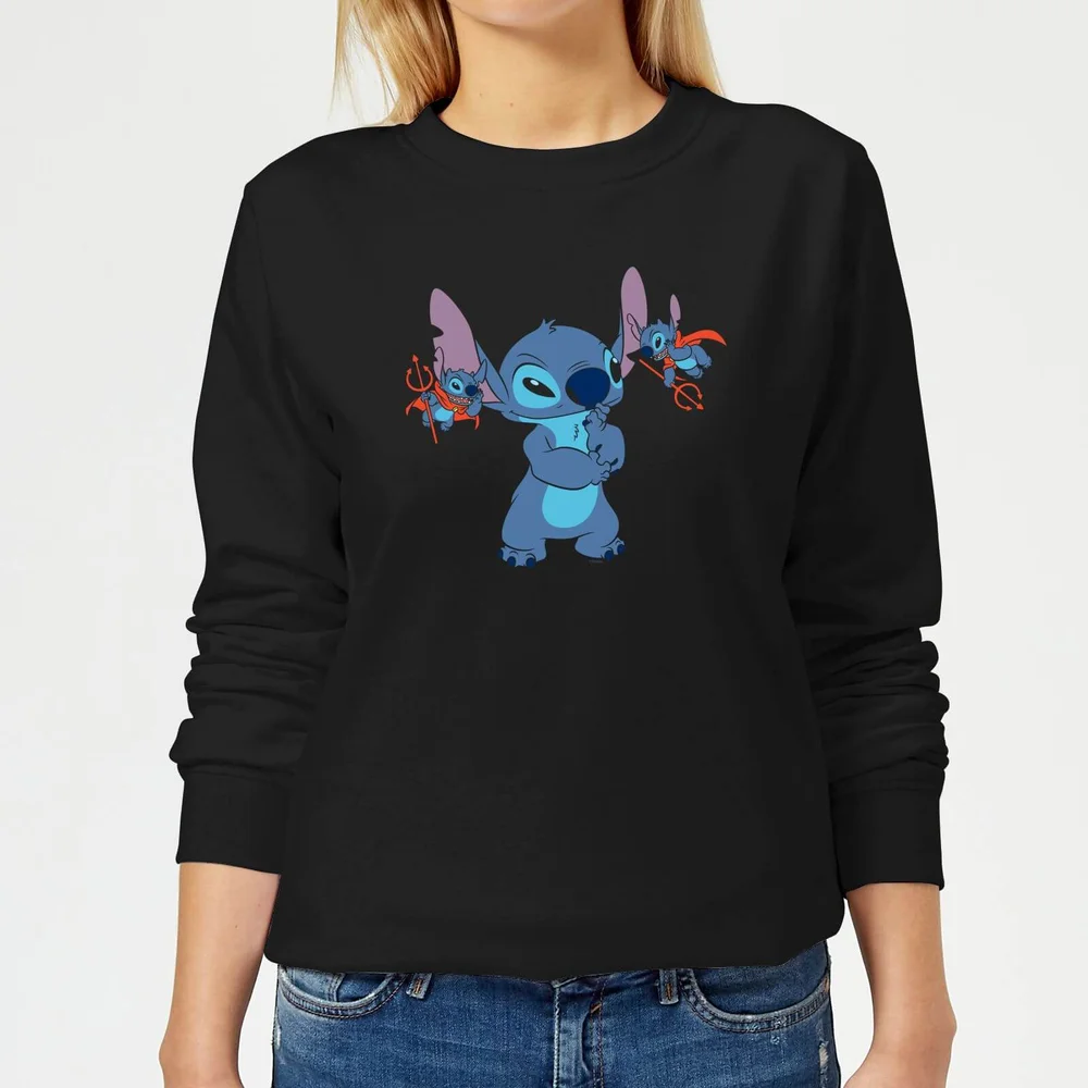 Disney Lilo & Stitch Little Devils dames trui - Zwart - XS Afbeelding 1