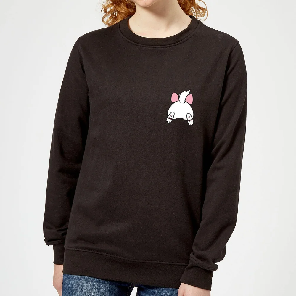 Disney Aristokatten Marie Backside dames trui - Zwart - XS Afbeelding 1