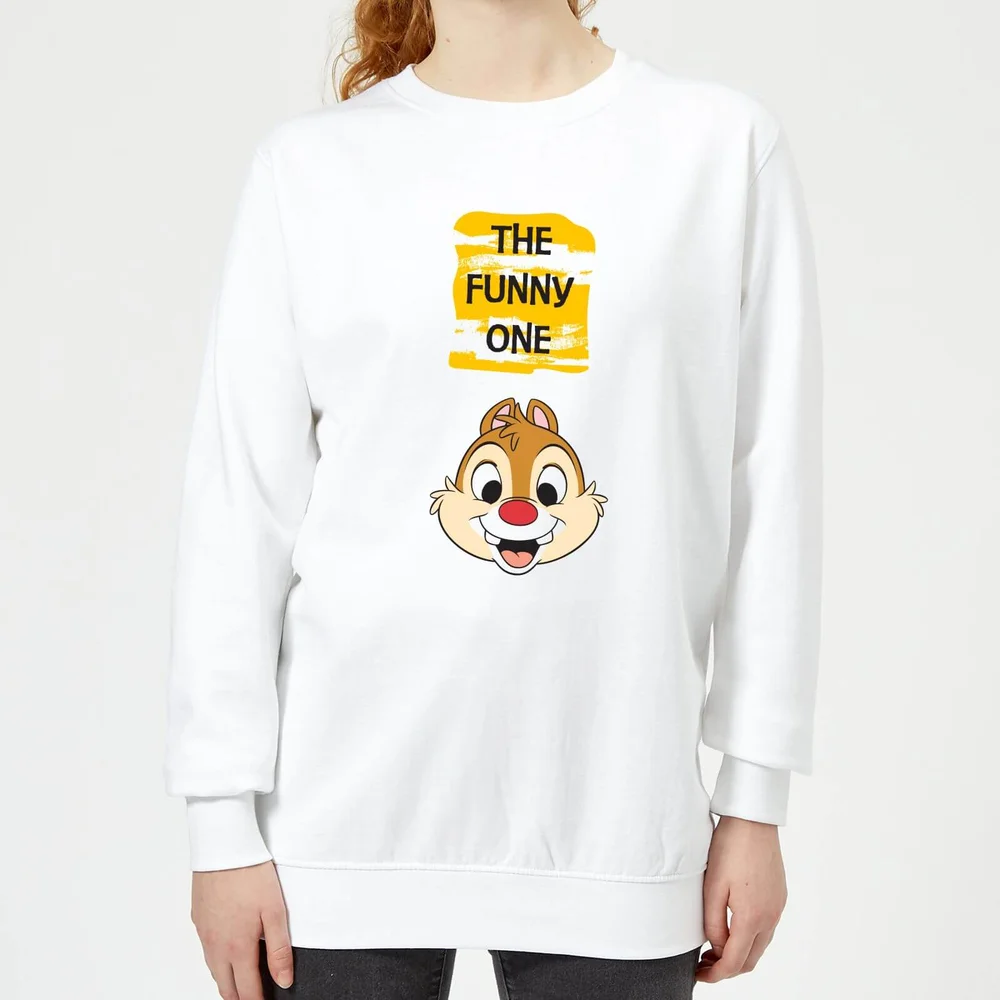 Disney Knabbel en Babbel The Funny One dames trui - Wit - XS Afbeelding 1