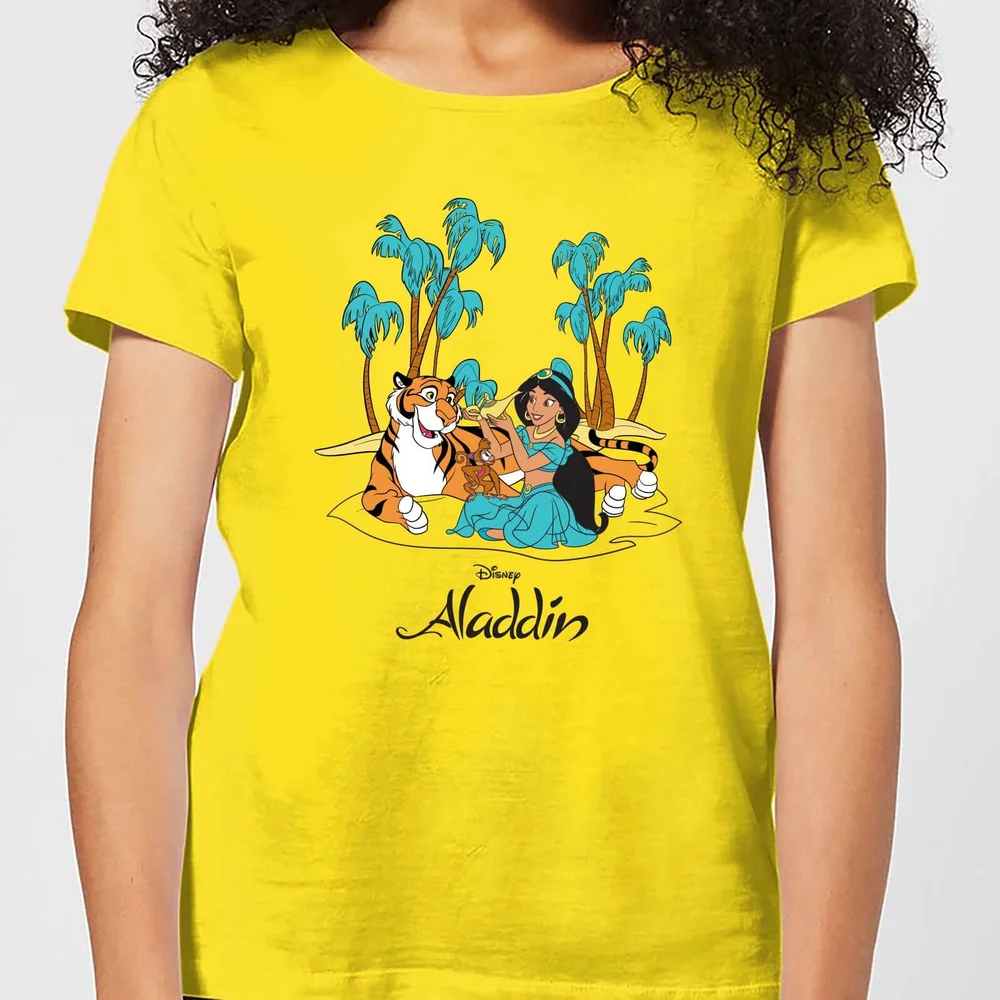 Disney Aladdin Prinses Jasmine dames t-shirt - Geel - S Afbeelding 1