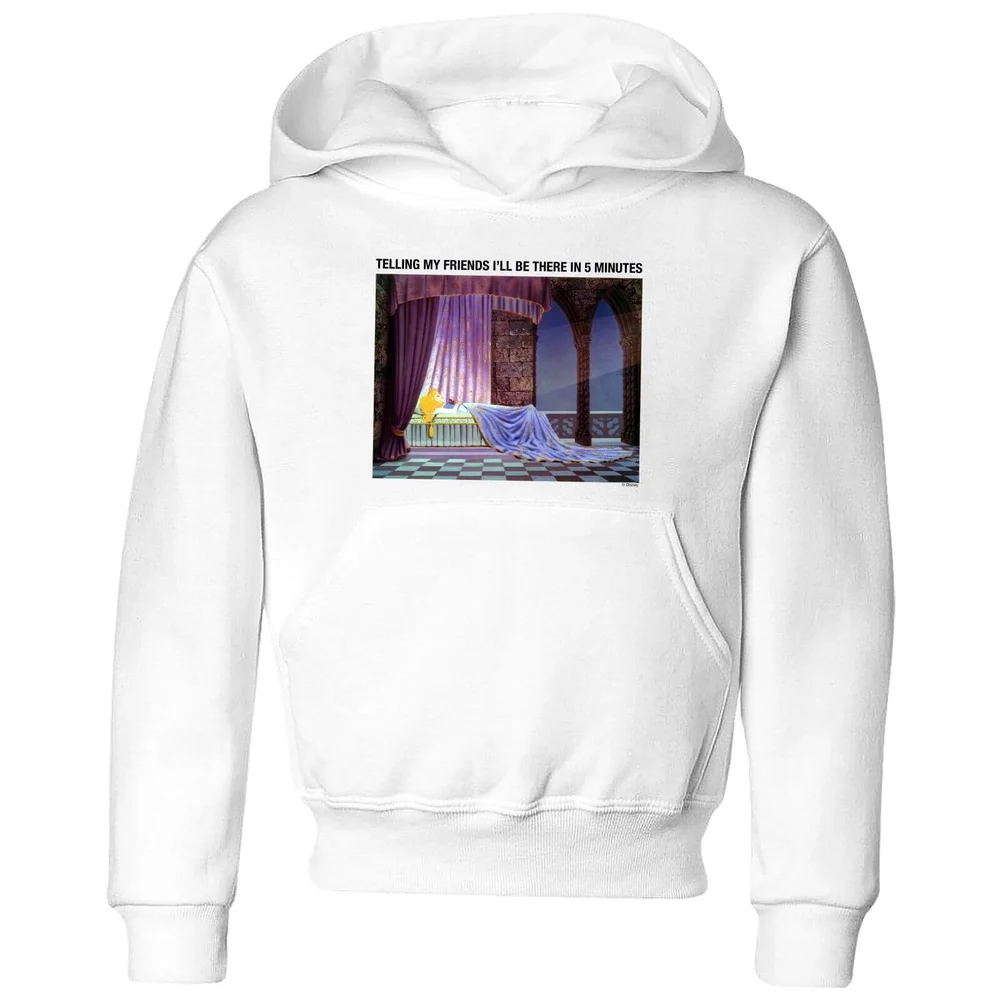 Disney Doornroosje I'll Be There In Five kinder hoodie - Wit - 98/104 (3-4 jaar) Afbeelding 1