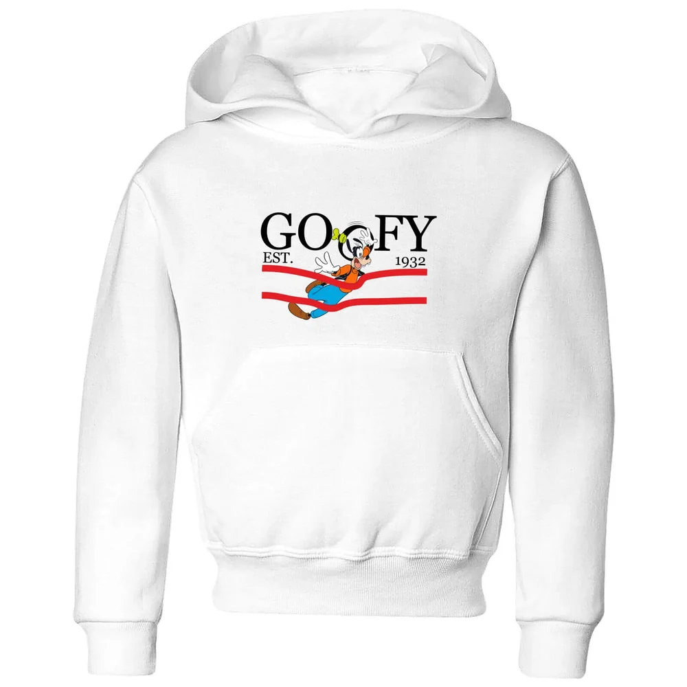 Disney Goofy By Nature kinder hoodie - Wit - 98/104 (3-4 jaar) Afbeelding 1