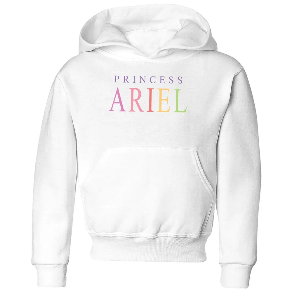 Disney De Kleine Zeemeermin Princess Ariel kinder hoodie - Wit - 98/104 (3-4 jaar) Afbeelding 1